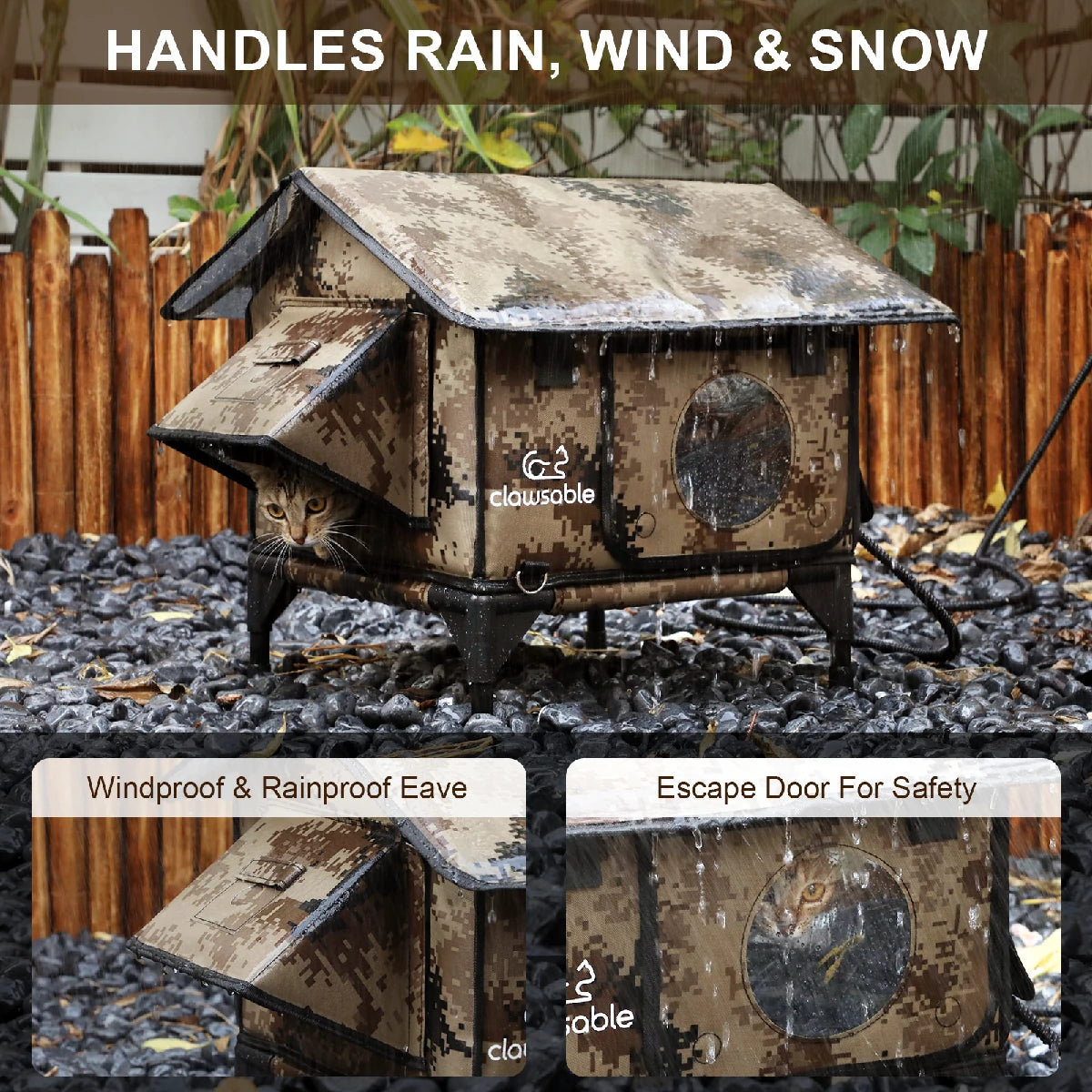 2025 Solo Roof Insulated Cat House