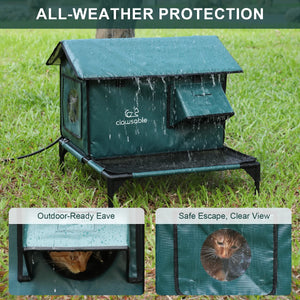 2025 Porch Roof Insulated Cat House