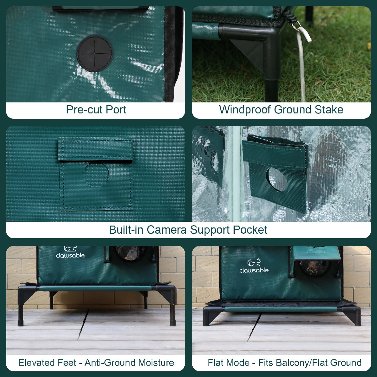 2025 Porch Roof Insulated Cat House