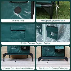 2025 Porch Roof Insulated Cat House