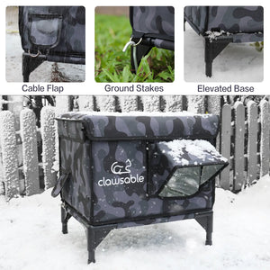 2024 Tall Classic Box Insulated Cat House - Small