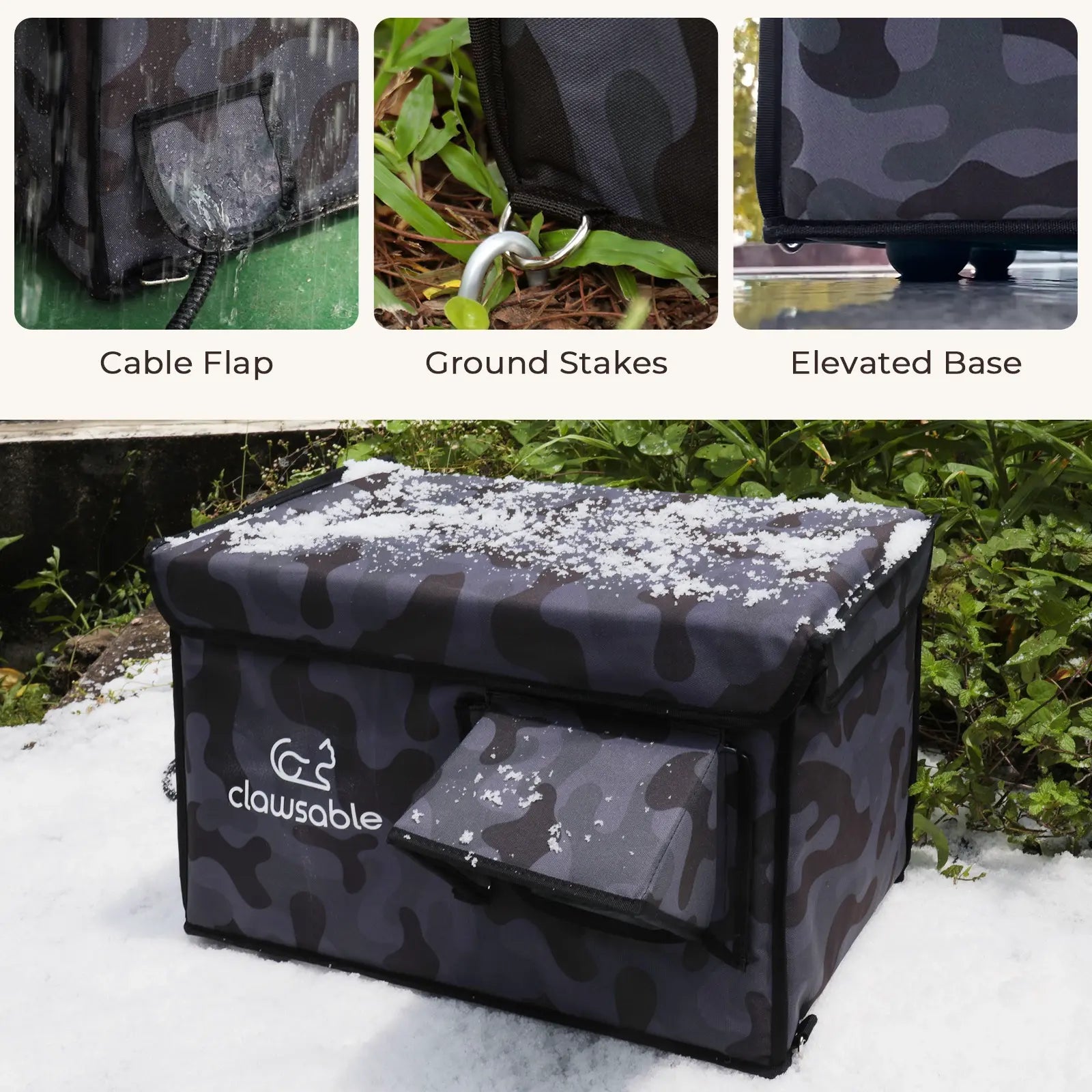 2024 Classic Box Insulated Cat House - Medium