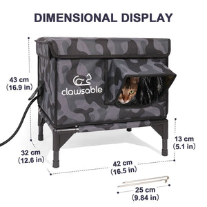 2024 Tall Classic Box Insulated Cat House - Small