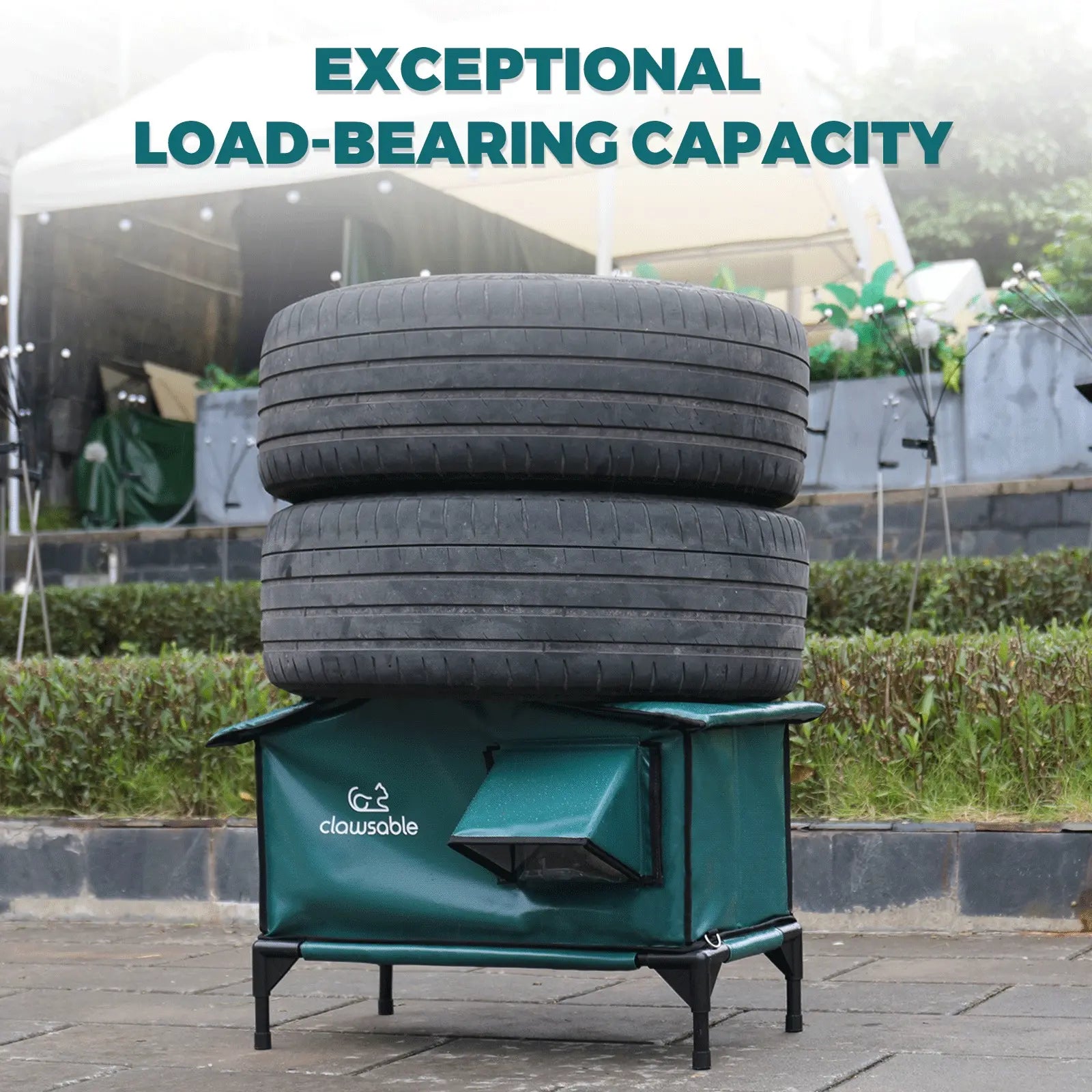 large feral cat house outdoor load bearing green pvc