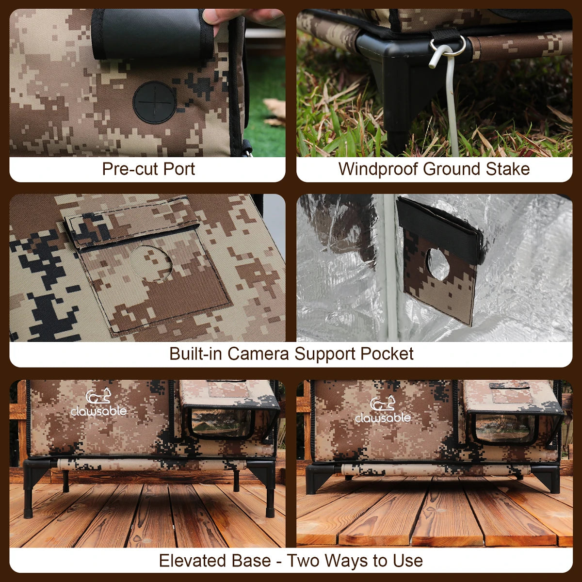 Outdoor insulated cat house details: thick insulation layer, weatherproof seal, ventilation holes