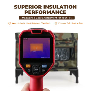 2024 Tall Portable Insulated Cat House - Medium