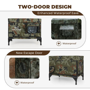 2024 Tall Portable Insulated Cat House - Medium